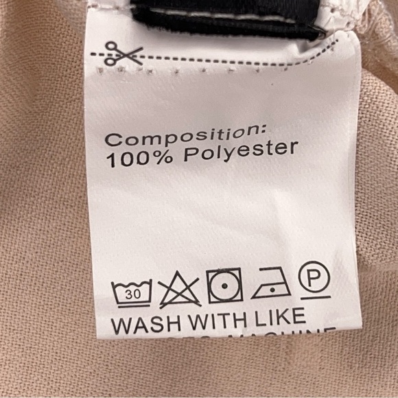 1X PASTEL PINK DOT TEXTURE BLOUSE MOCK NECK HALF SLEEVE - Picture 9 of 10